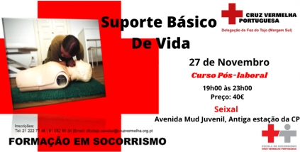 Cursos Suporte Básico de Vida - 27 Novembro 2020